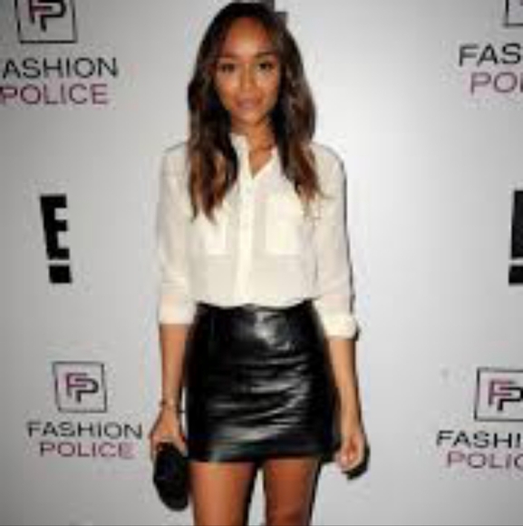 Boutique of Leathers Black leather skirt Sz 10 - Picture 9 of 14